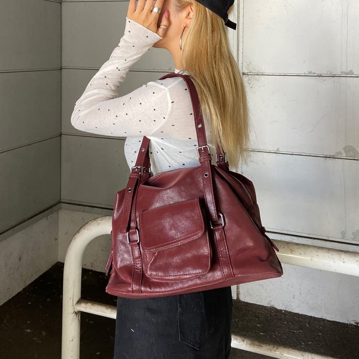 合成皮革ボストンバッグ | non-hedge  | 詳細画像19 