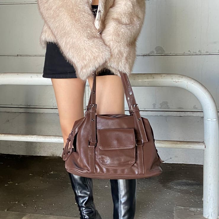 合成皮革ボストンバッグ | non-hedge  | 詳細画像23 