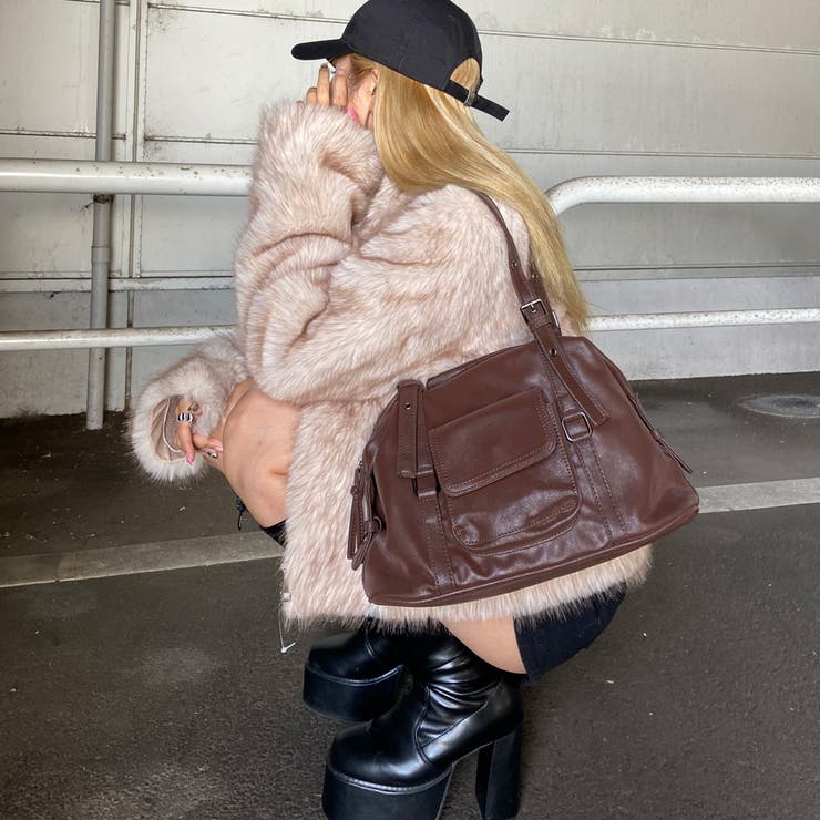 合成皮革ボストンバッグ | non-hedge  | 詳細画像31 