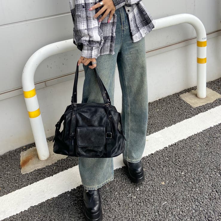 合成皮革ボストンバッグ | non-hedge  | 詳細画像9 