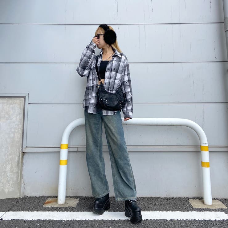 合成皮革スタッズ2WAYバッグ | non-hedge  | 詳細画像12 