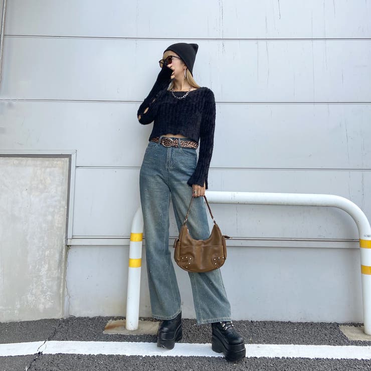 合成皮革スタッズ2WAYバッグ | non-hedge  | 詳細画像2 