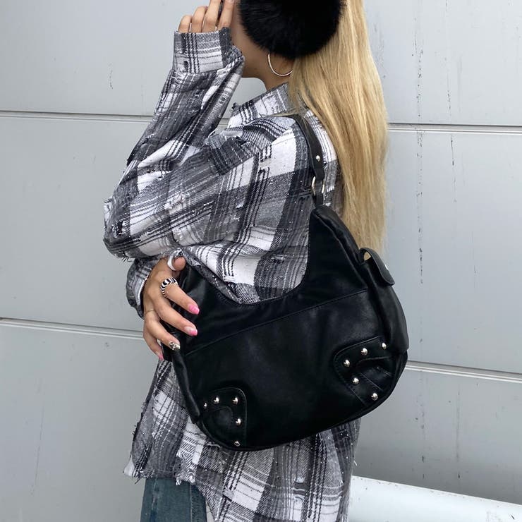 合成皮革スタッズ2WAYバッグ | non-hedge  | 詳細画像20 