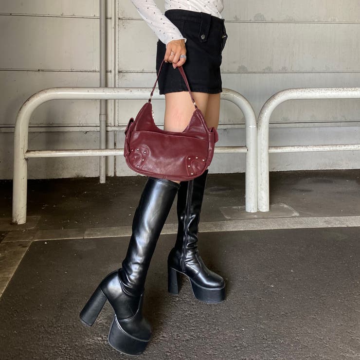 合成皮革スタッズ2WAYバッグ | non-hedge  | 詳細画像22 