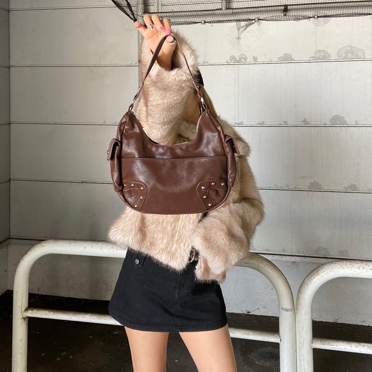 合成皮革スタッズ2WAYバッグ | non-hedge  | 詳細画像33 