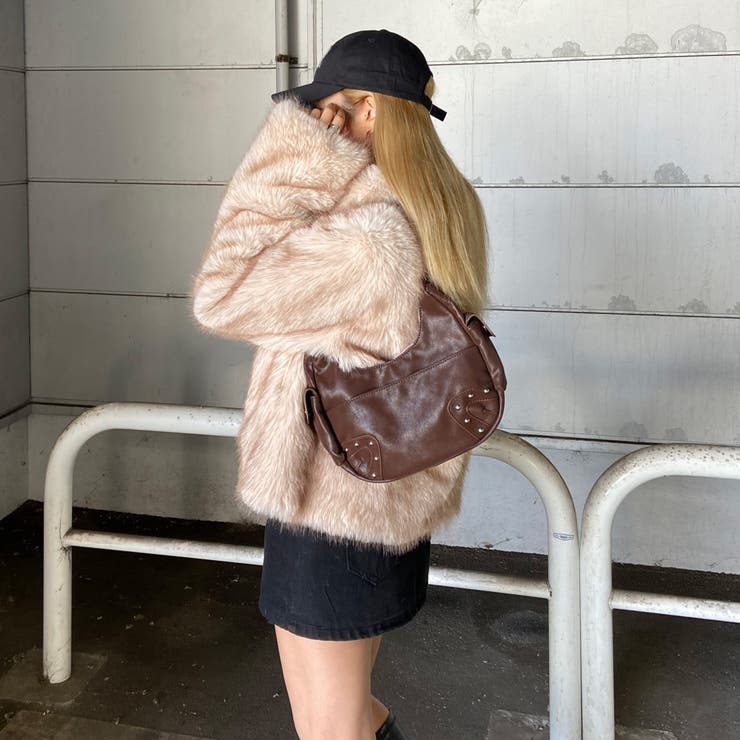 合成皮革スタッズ2WAYバッグ | non-hedge  | 詳細画像34 