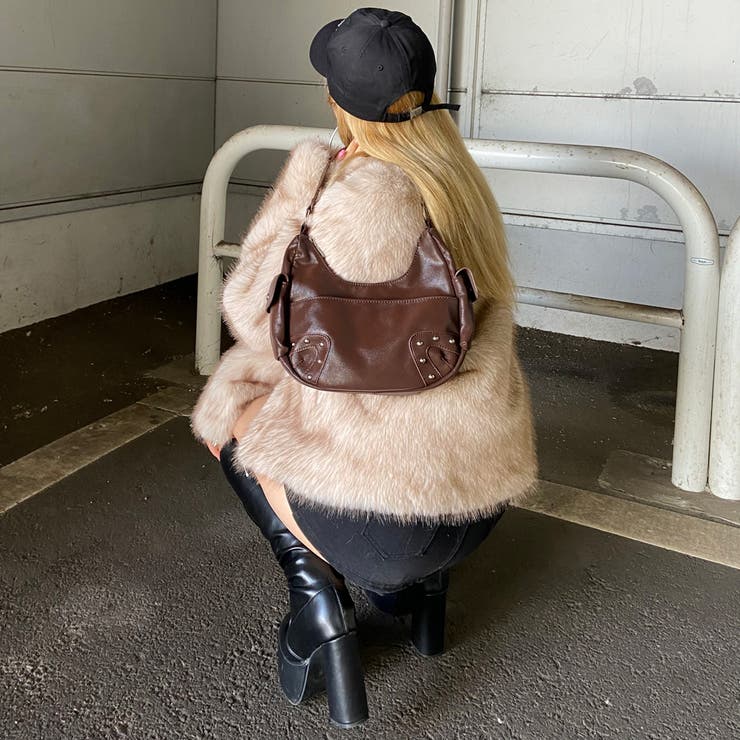 合成皮革スタッズ2WAYバッグ | non-hedge  | 詳細画像36 