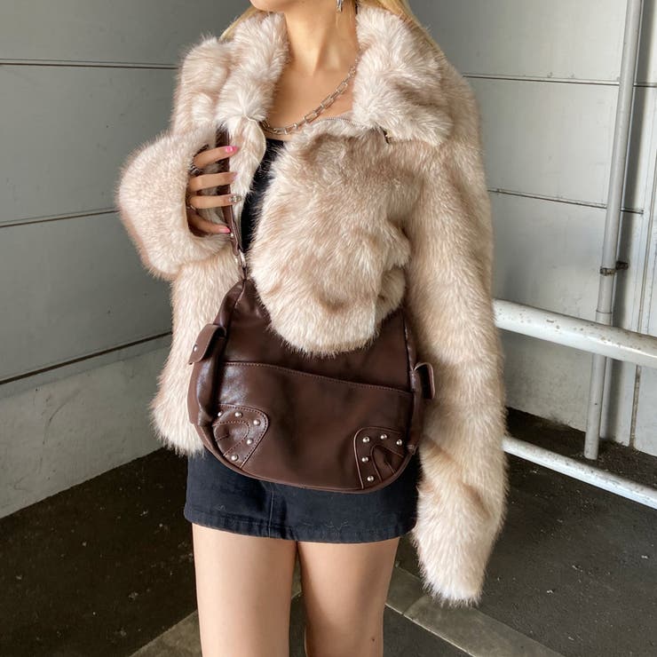 合成皮革スタッズ2WAYバッグ | non-hedge  | 詳細画像38 