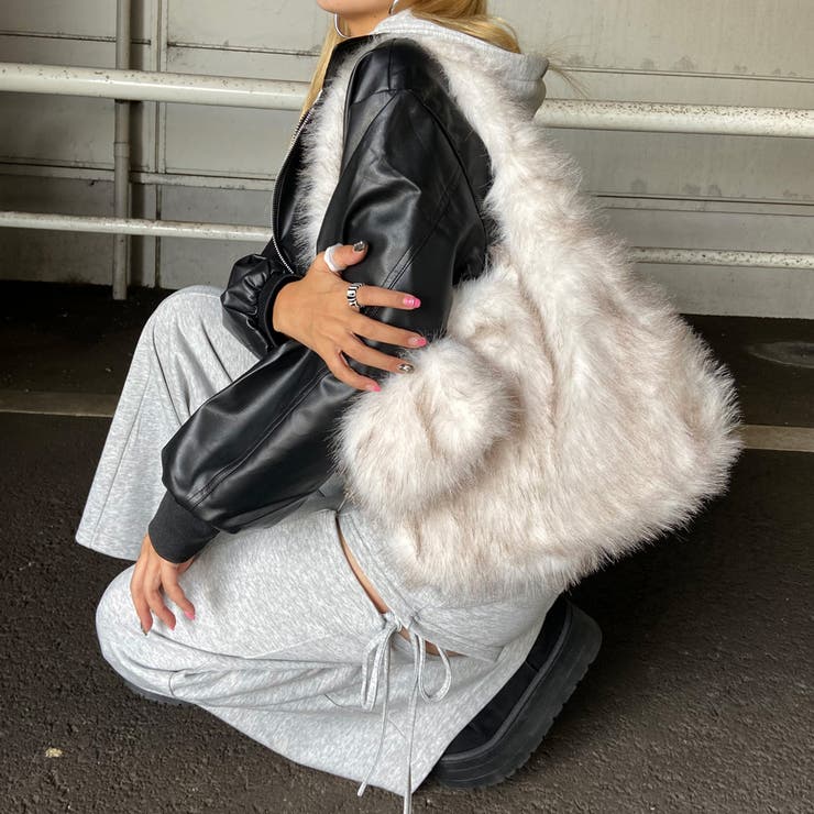 フェイクファーポーチ付きバッグ | non-hedge  | 詳細画像10 