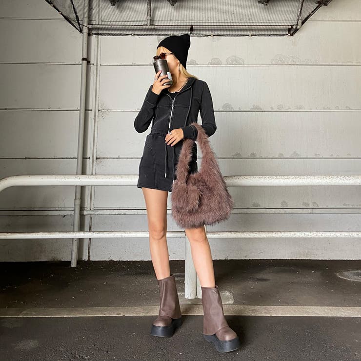 フェイクファーポーチ付きバッグ | non-hedge  | 詳細画像12 