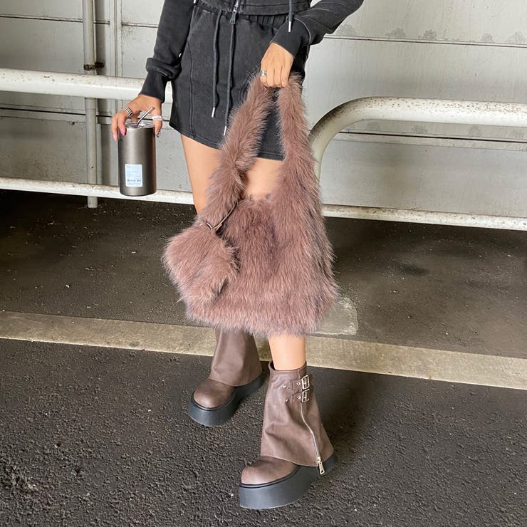 フェイクファーポーチ付きバッグ | non-hedge  | 詳細画像13 