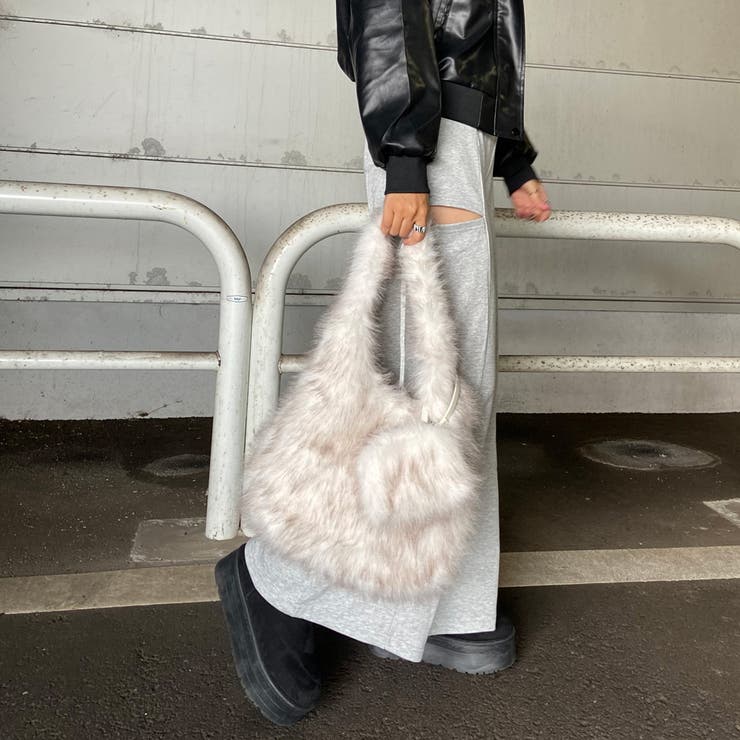 フェイクファーポーチ付きバッグ | non-hedge  | 詳細画像3 