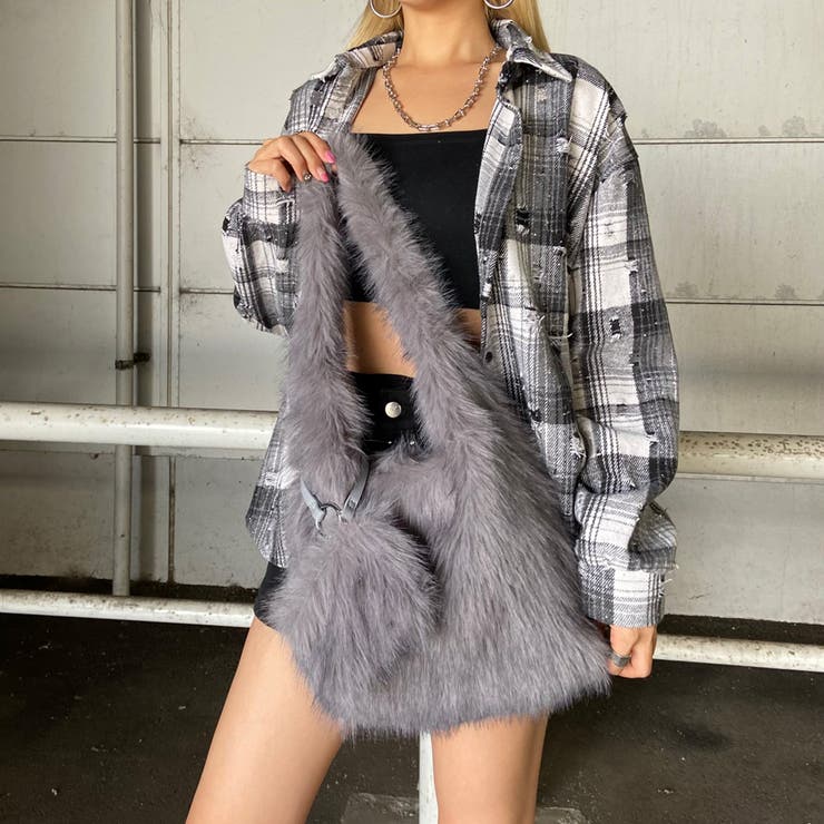 フェイクファーポーチ付きバッグ | non-hedge  | 詳細画像33 