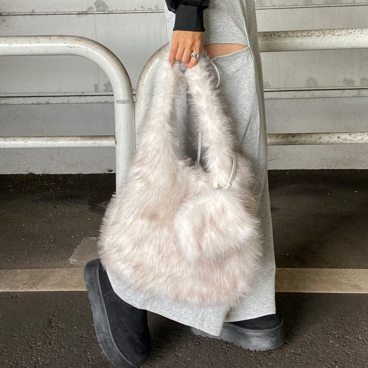 フェイクファーポーチ付きバッグ | non-hedge  | 詳細画像4 