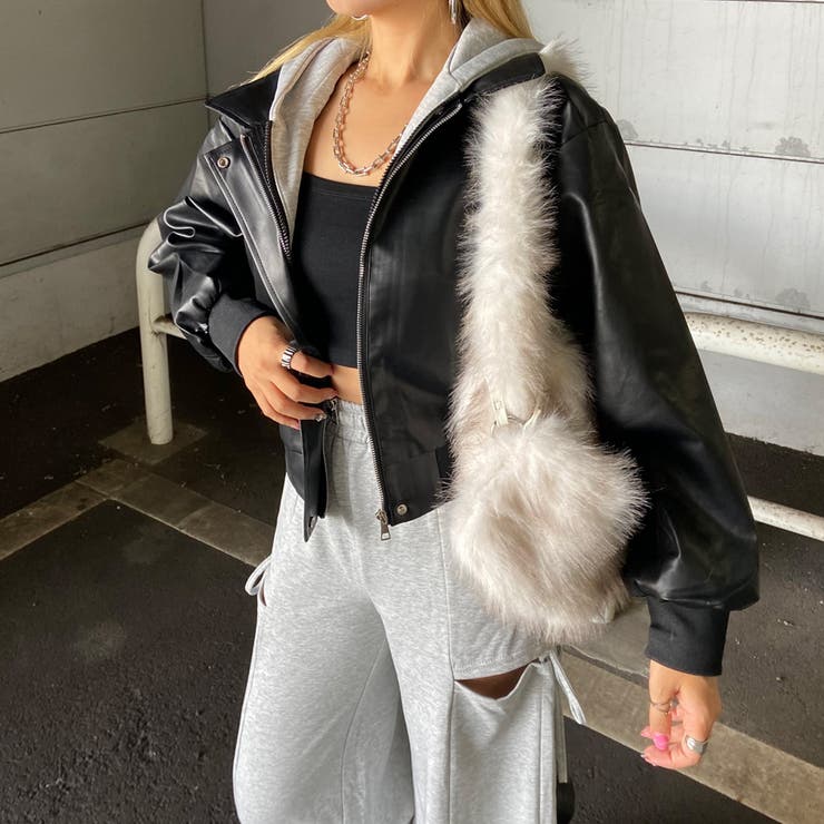 フェイクファーポーチ付きバッグ | non-hedge  | 詳細画像9 