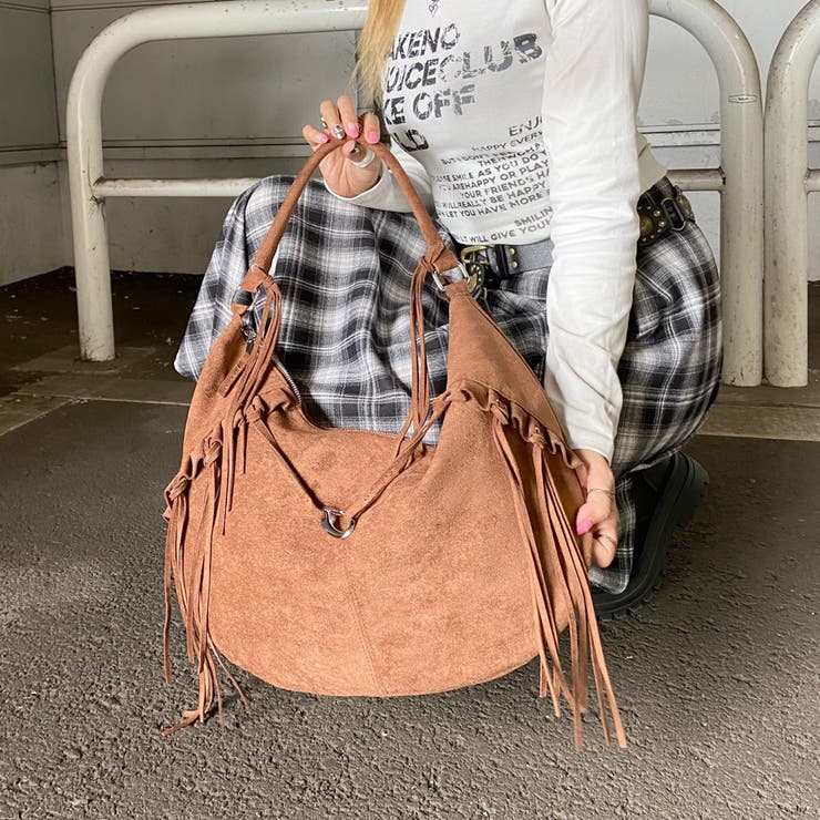 フェイクスウェードフリンジバッグ | non-hedge  | 詳細画像25 