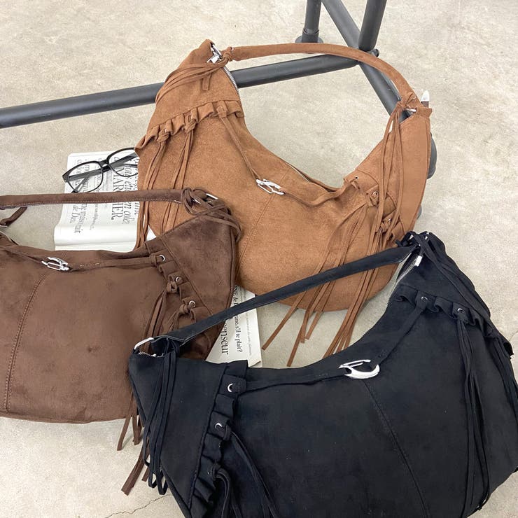 フェイクスウェードフリンジバッグ | non-hedge  | 詳細画像30 