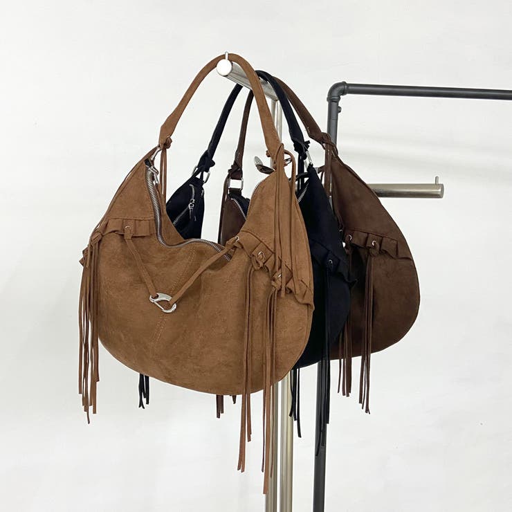 フェイクスウェードフリンジバッグ | non-hedge  | 詳細画像32 