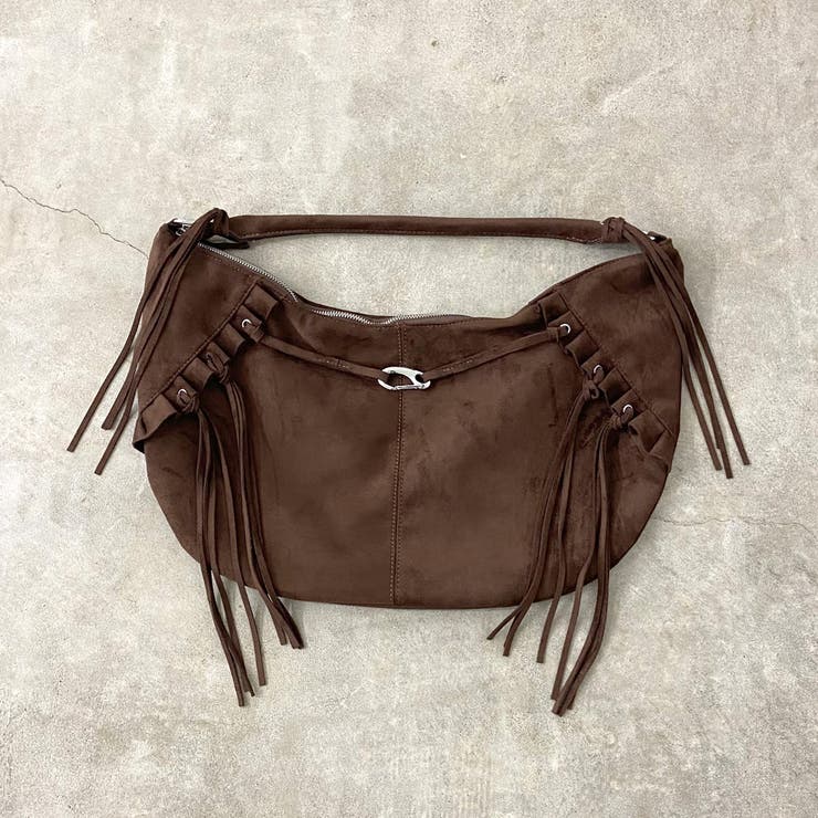 フェイクスウェードフリンジバッグ | non-hedge  | 詳細画像33 