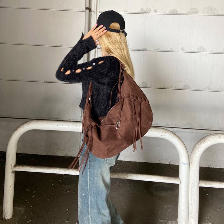 フェイクスウェードフリンジバッグ | non-hedge  | 詳細画像5 