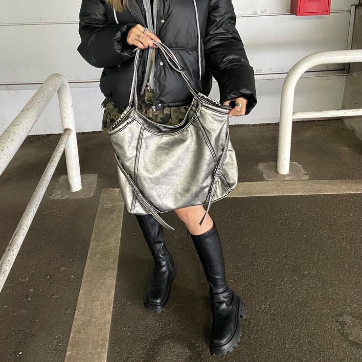 ソフト合成皮革ムラトートバッグ | non-hedge  | 詳細画像11 