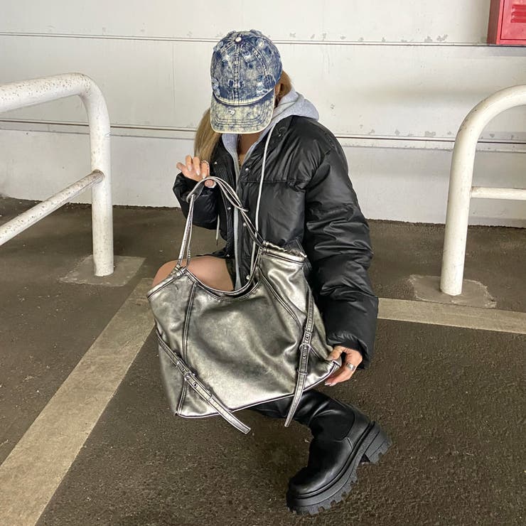 ソフト合成皮革ムラトートバッグ | non-hedge  | 詳細画像16 