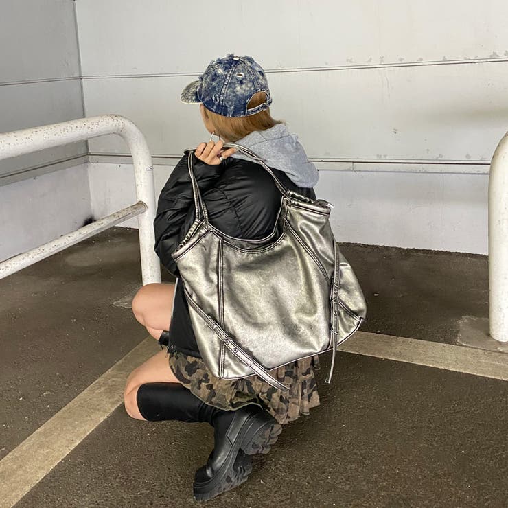 ソフト合成皮革ムラトートバッグ | non-hedge  | 詳細画像17 