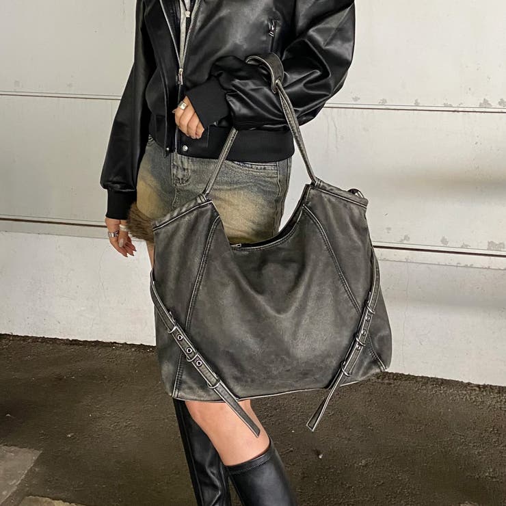 ソフト合成皮革ムラトートバッグ | non-hedge  | 詳細画像21 