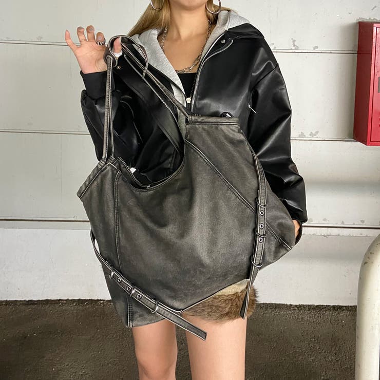 ソフト合成皮革ムラトートバッグ | non-hedge  | 詳細画像24 