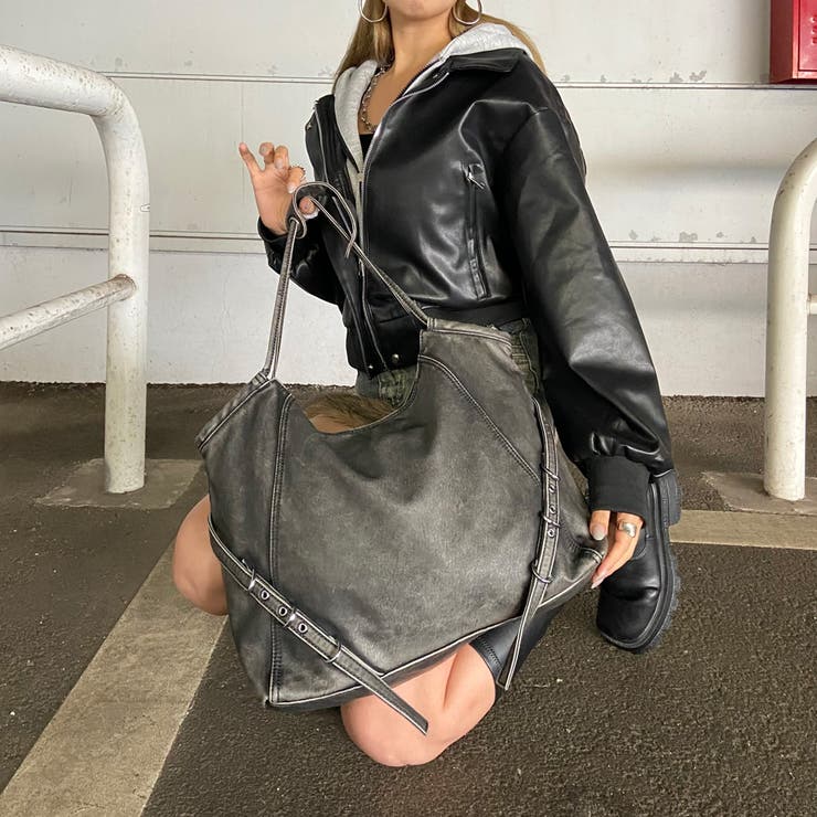 ソフト合成皮革ムラトートバッグ | non-hedge  | 詳細画像25 