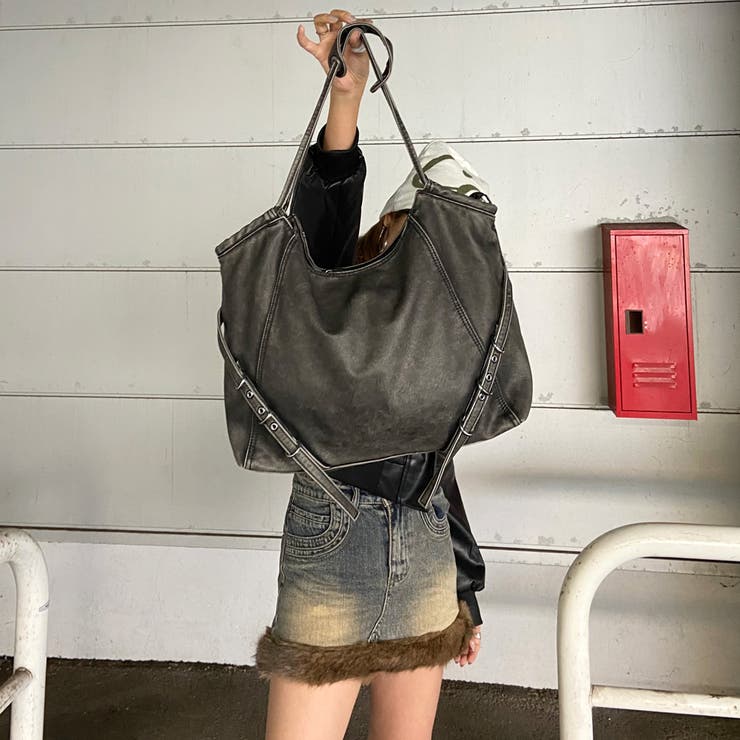 ソフト合成皮革ムラトートバッグ | non-hedge  | 詳細画像26 