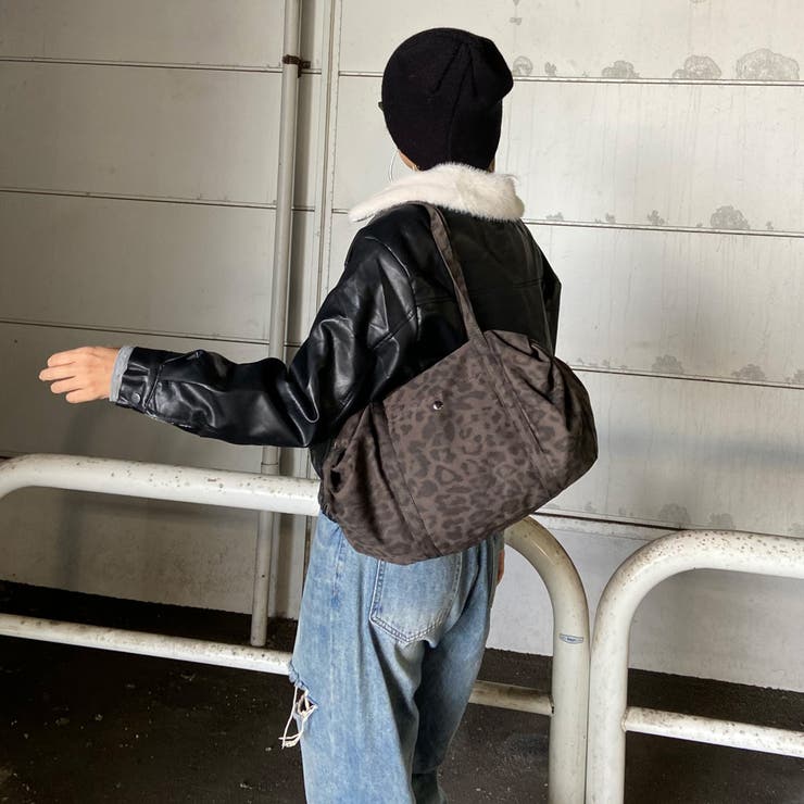 ヒョウ柄ボストンバッグ | non-hedge  | 詳細画像11 