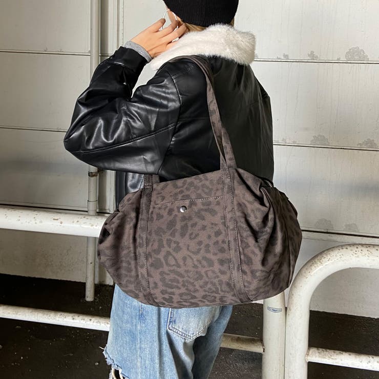 ヒョウ柄ボストンバッグ | non-hedge  | 詳細画像12 