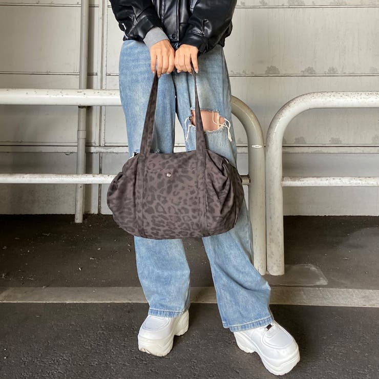 ヒョウ柄ボストンバッグ | non-hedge  | 詳細画像13 