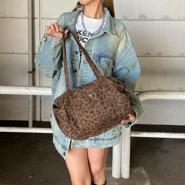 ヒョウ柄ボストンバッグ | non-hedge  | 詳細画像4 