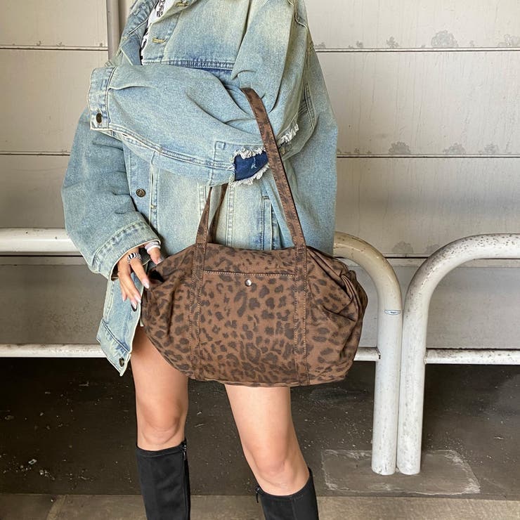 ヒョウ柄ボストンバッグ | non-hedge  | 詳細画像5 