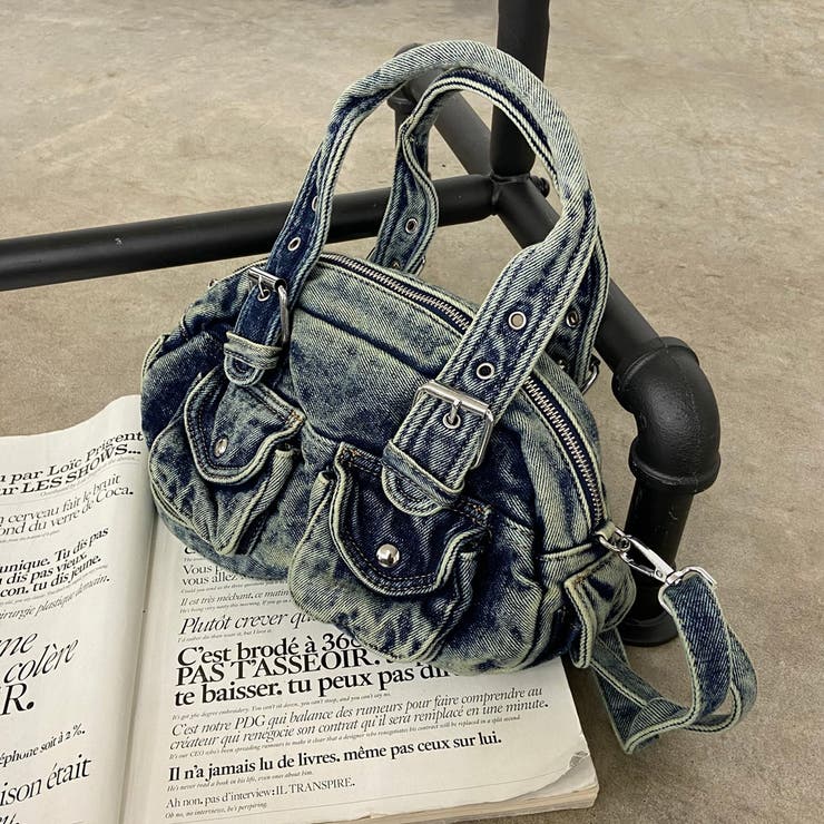 ブルー | デニムミニバッグ | non-hedge 