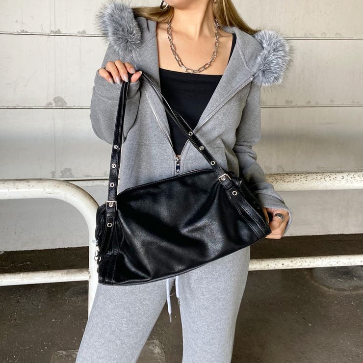 合成皮革ボストンバッグ | non-hedge  | 詳細画像1 