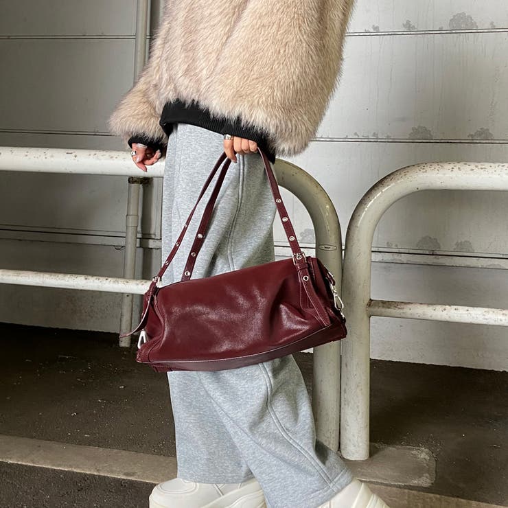 合成皮革ボストンバッグ | non-hedge  | 詳細画像11 