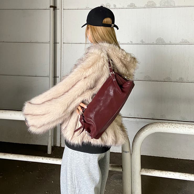 合成皮革ボストンバッグ | non-hedge  | 詳細画像14 