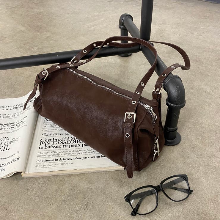 ブラウン | 合成皮革ボストンバッグ | non-hedge 