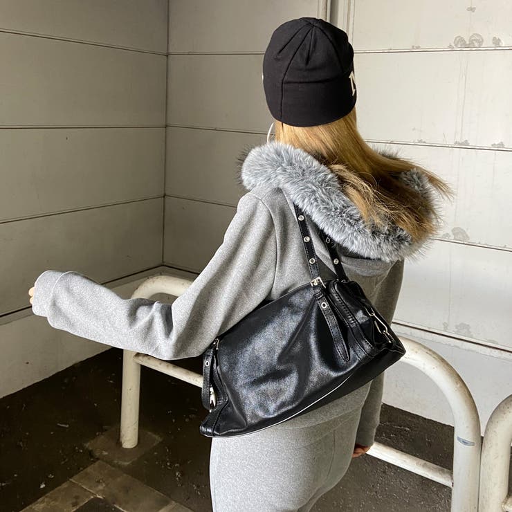 合成皮革ボストンバッグ | non-hedge  | 詳細画像6 