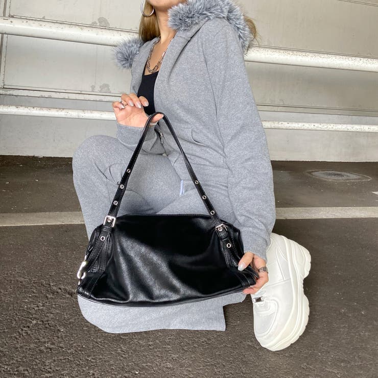 合成皮革ボストンバッグ | non-hedge  | 詳細画像7 