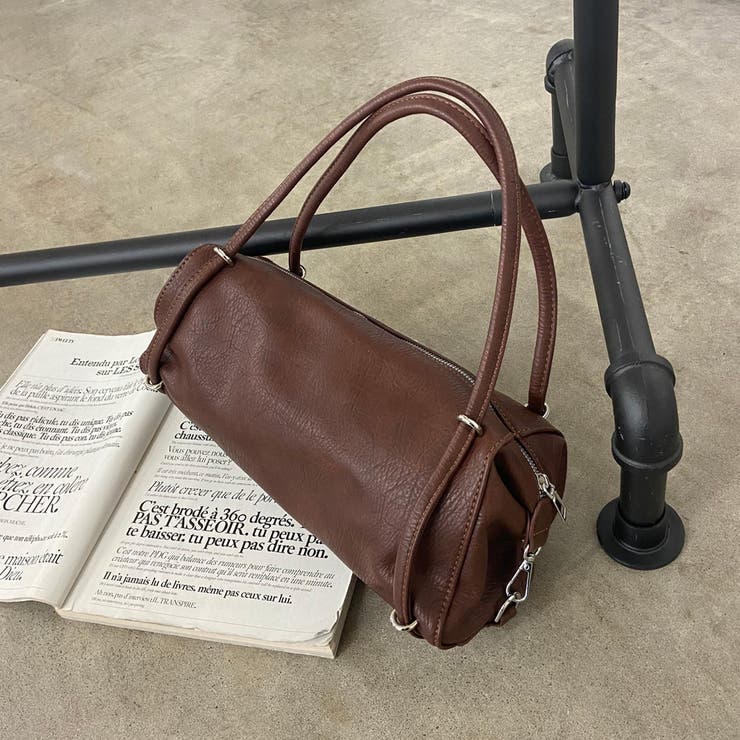 ブラウン | スクエア2WAYボストンバッグ | non-hedge 