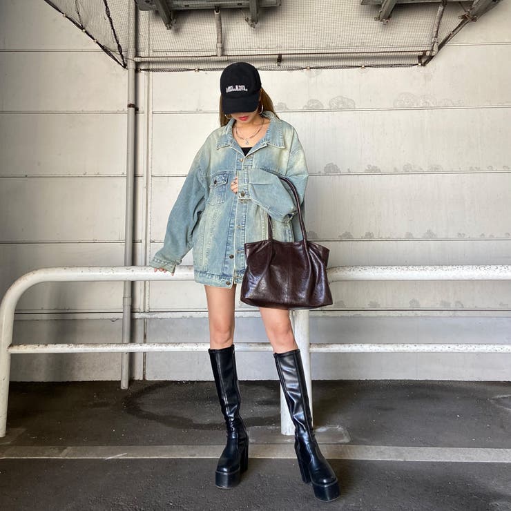 合成皮革サイドドロストトートバッグ | non-hedge  | 詳細画像18 