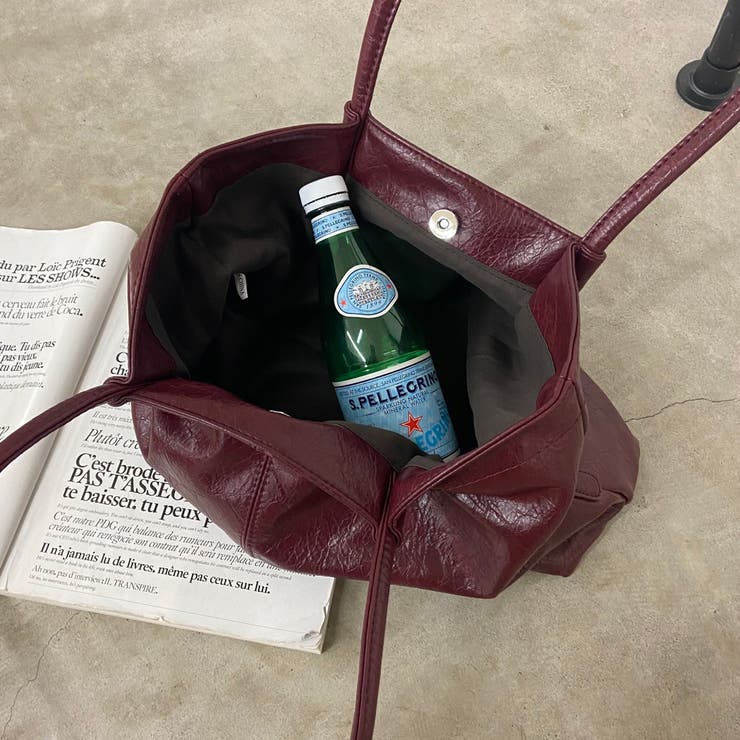 合成皮革サイドドロストトートバッグ | non-hedge  | 詳細画像27 