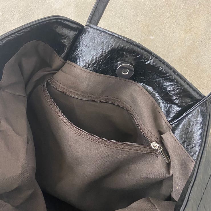 合成皮革サイドドロストトートバッグ | non-hedge  | 詳細画像35 