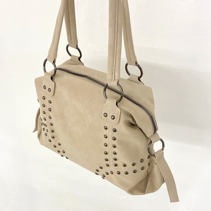 合成皮革スタッズボストンバッグ | non-hedge  | 詳細画像34 