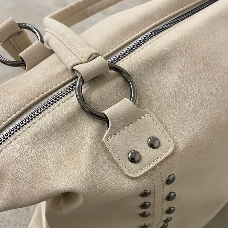 合成皮革スタッズボストンバッグ | non-hedge  | 詳細画像45 