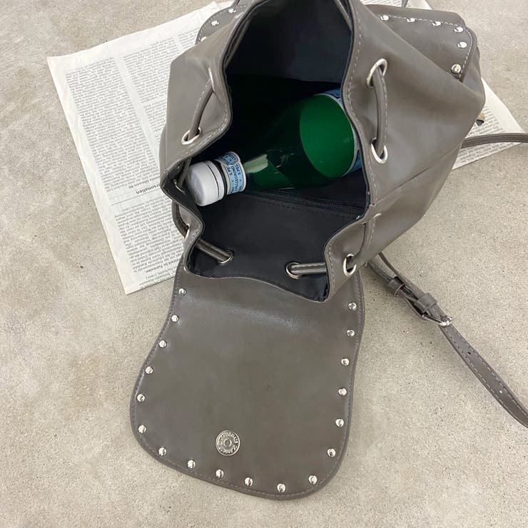 スタッズ合成皮革リュックサック | non-hedge  | 詳細画像31 